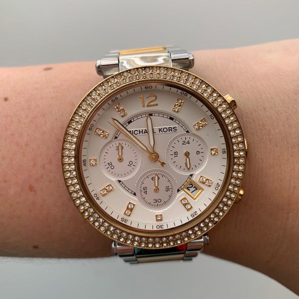 Michael Kors Parker Watch Gold Silver